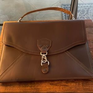 Saddleback Leather Co. briefcase. Never used. 13” wide; 9.5” tall